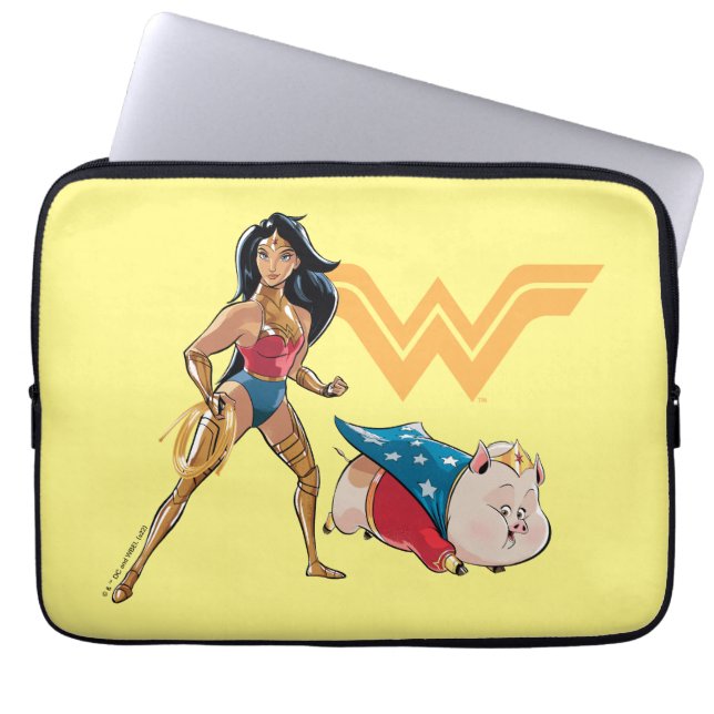 Wonder Woman & PB Laptopschutzhülle (Vorderseite)