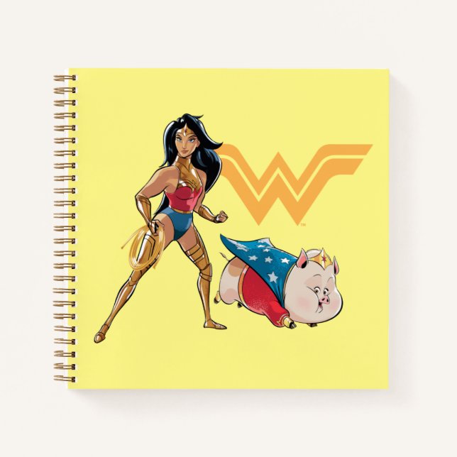 Wonder Woman & PB Notizbuch (Vorderseite)