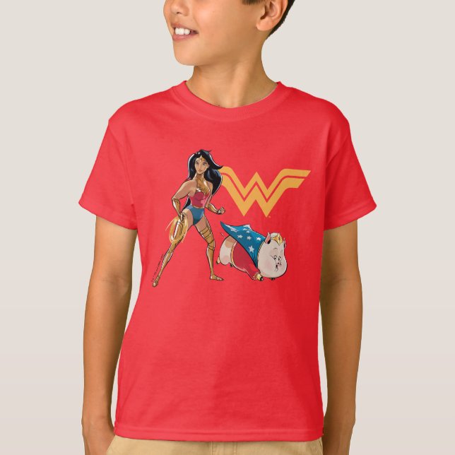Wonder Woman & PB T-Shirt (Vorderseite)