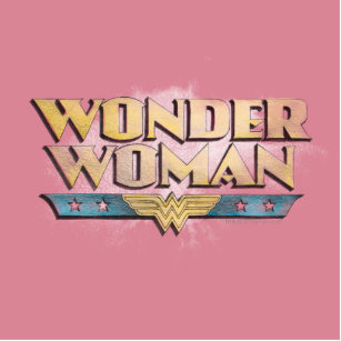 Wonder Woman Pencil Logo Freistehende Fotoskulptur