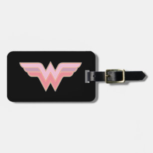 Wonder Woman Pink und Orange Mesh Logo Gepäckanhänger