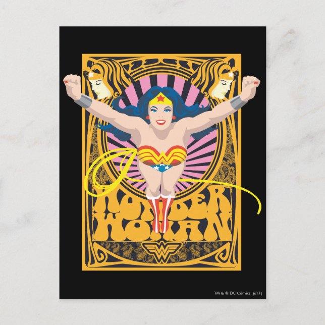 Wonder Woman Poster Postkarte (Vorderseite)