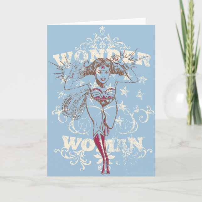 Wonder Woman Pow Karte (Vorderseite)