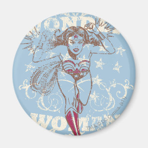 Wonder Woman Pow Magnet