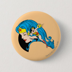 Wonder Woman Profil Hintergrund Button