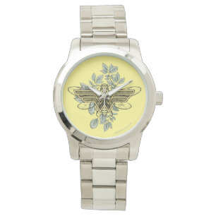 Wonder Woman Queen Bee Logo Armbanduhr