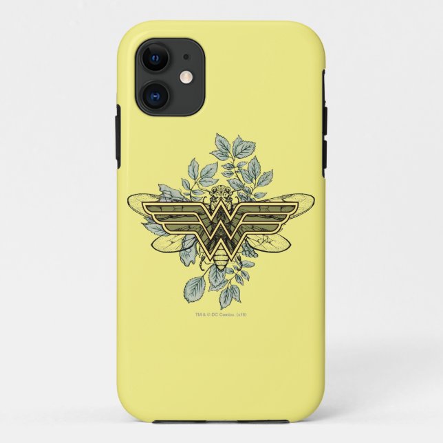 Wonder Woman Queen Bee Logo Case-Mate iPhone Hülle (Rückseite)