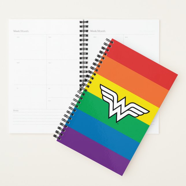 Wonder Woman Rainbow Logo Planer (Anzeige)