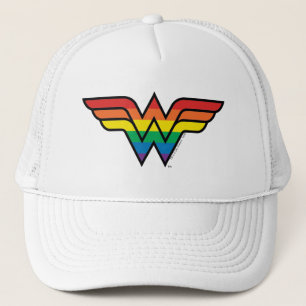 Wonder Woman Rainbow Logo Truckerkappe