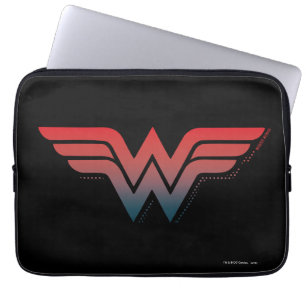 Wonder Woman Red Blue Gradient Logo Laptopschutzhülle