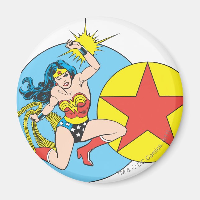 Wonder Woman Red Star Magnet (Vorne)