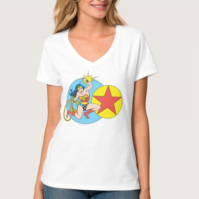 Wonder Woman Red Star T-Shirt (Vorderseite)