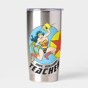 Wonder Woman Red Star Teacher Thermobecher