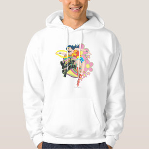 Wonder Woman Retro Blume Hoodie