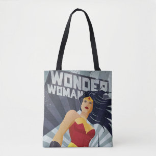Wonder Woman Retro City Sunburst