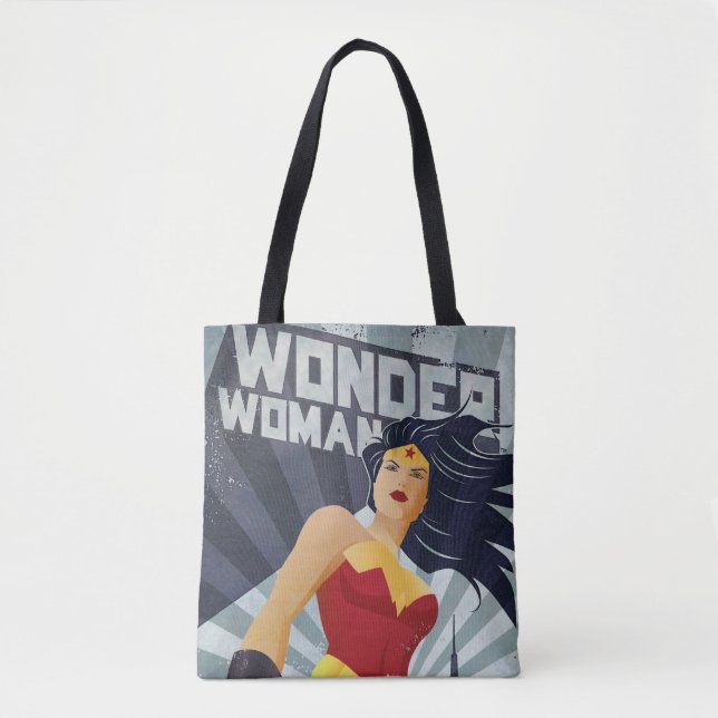 Wonder Woman Retro City Sunburst (Vorderseite)