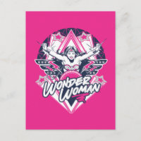 Wonder Woman Retro Glam Rock Graphic