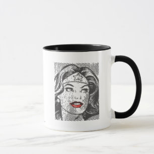 Wonder Woman Rote Lippen Tasse