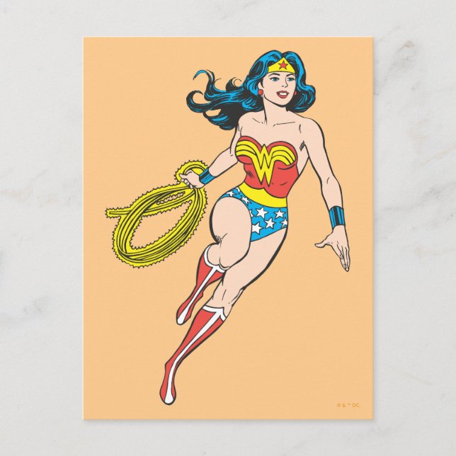 Wonder Woman Run Postkarte (Vorderseite)