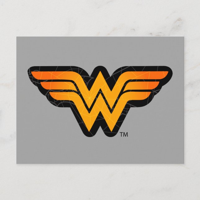 Wonder Woman | Saisonal Inspiriert Logo Postkarte (Vorderseite)
