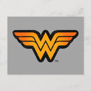 Wonder Woman   Seasonally Inspired Logo Postkarte