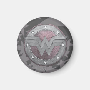 Wonder Woman Shield Pattern Magnet