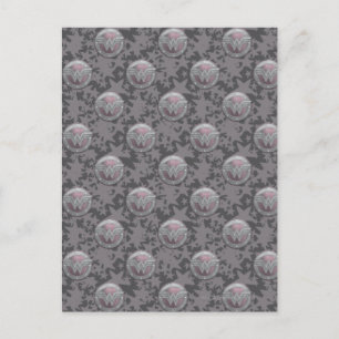 Wonder Woman Shield Pattern Postkarte
