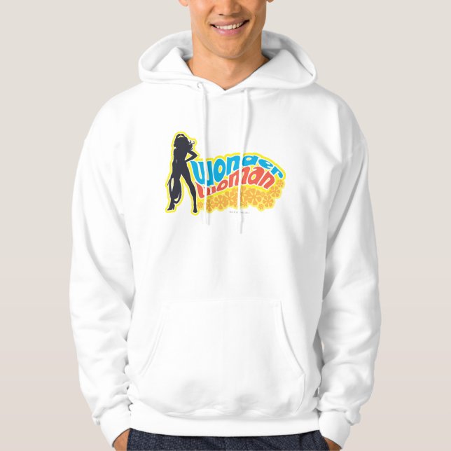 Wonder Woman Silhouette Hoodie (Vorderseite)
