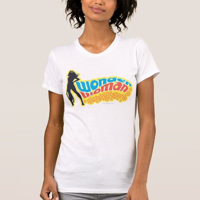 Wonder Woman Silhouette T-Shirt (Vorderseite)