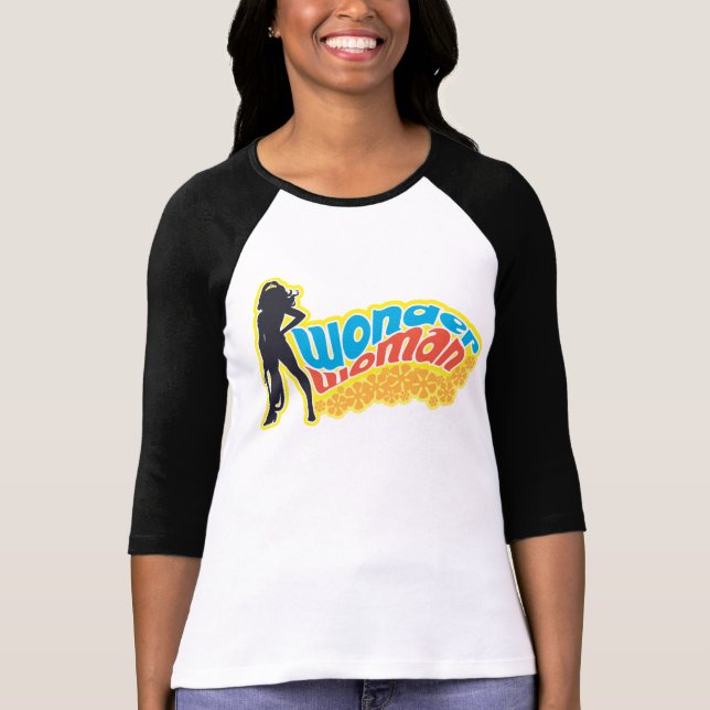 Wonder Woman Silhouette T-Shirt (Vorderseite)