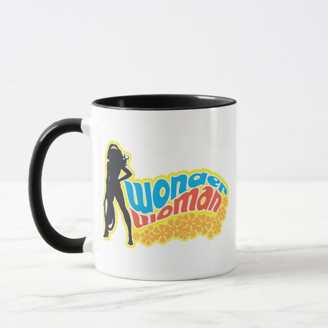 Wonder Woman Silhouette Tasse (Links)