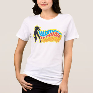Wonder Woman Silhouette Tri-Blend Shirt