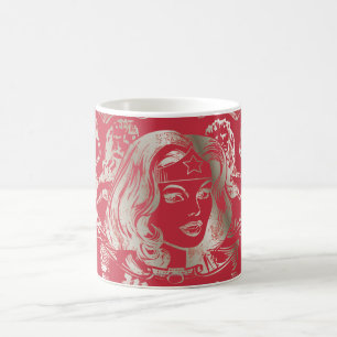 Wonder Woman Silver Tasse