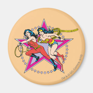Wonder Woman Star Hintergrund Magnet