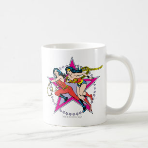 Wonder Woman Star Hintergrund Tasse