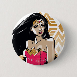 Wonder Woman Stärke Button