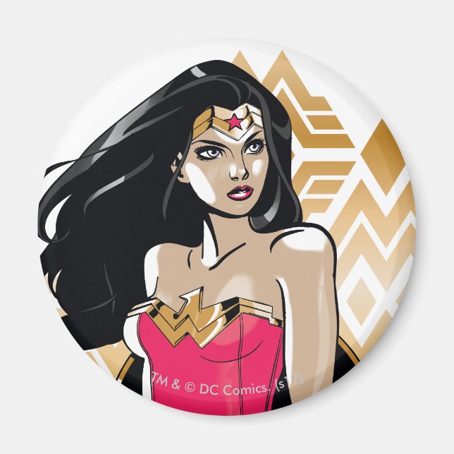 Wonder Woman Stärke Magnet (Vorne)