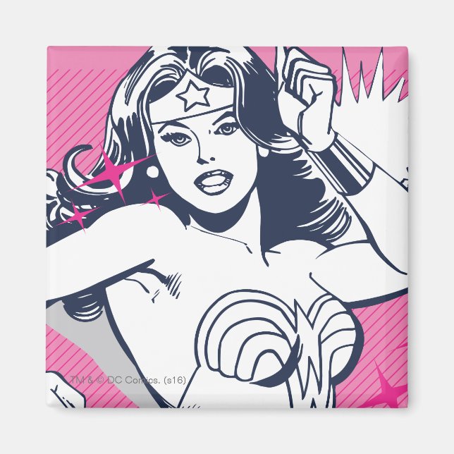 Wonder Woman Stärke & Power Magnet (Vorne)