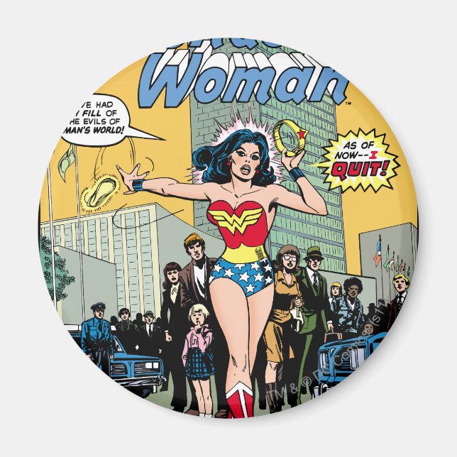 Wonder Woman Starring Pat Carbine Magnet (Vorne)