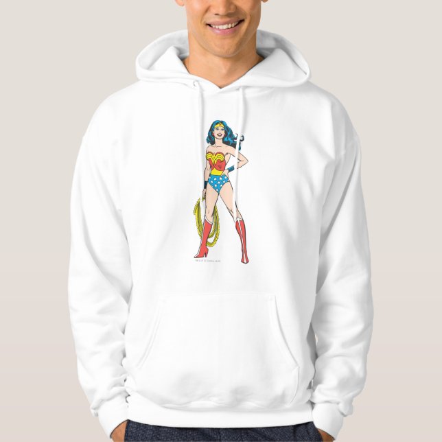Wonder Woman Stehend Hoodie (Vorderseite)