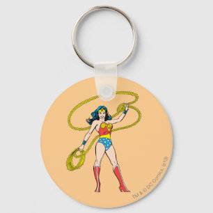 Wonder Woman Stehend mit Lasso Schlüsselanhänger