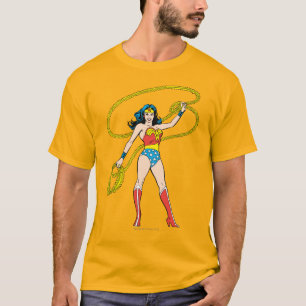 Wonder Woman Stehend mit Lasso T-Shirt