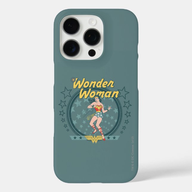 Wonder Woman störte Star Design Case-Mate iPhone Hülle (Rückseite)