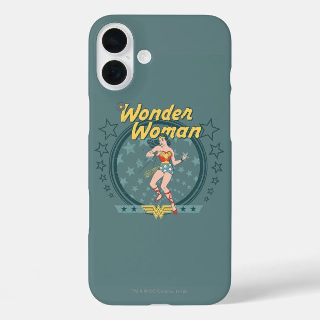 Wonder Woman störte Star Design Case-Mate iPhone Hülle (Rückseite)