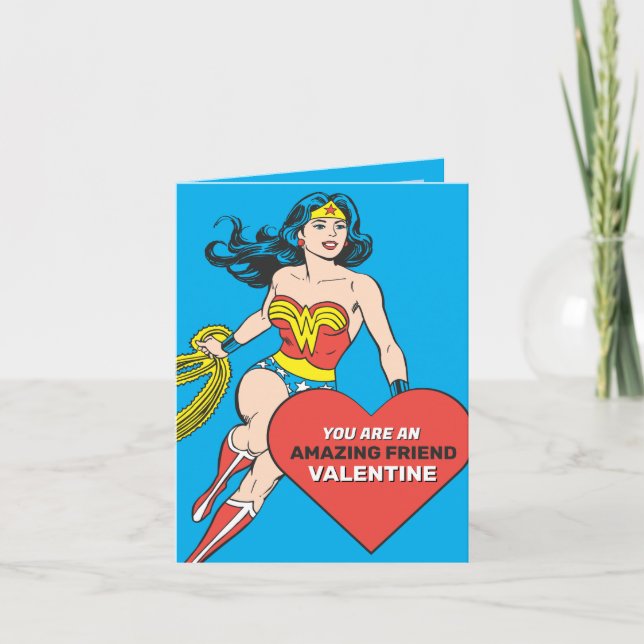 Wonder Woman Super Friend | Valentinstag (Vorderseite)