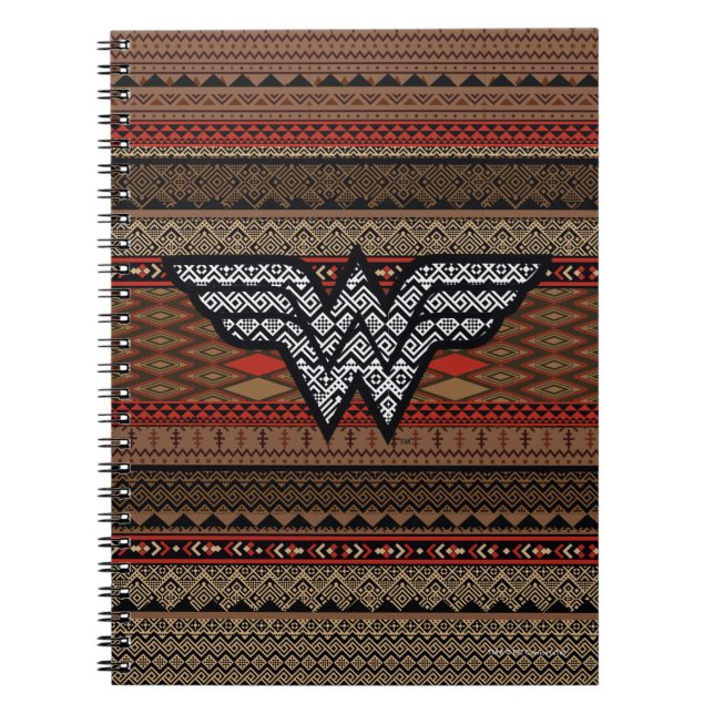 Wonder Woman Tribal Pattern Notizblock (Vorderseite)