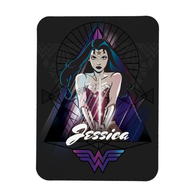 Wonder Woman Tribal Triangle Magnet (Vertikal)