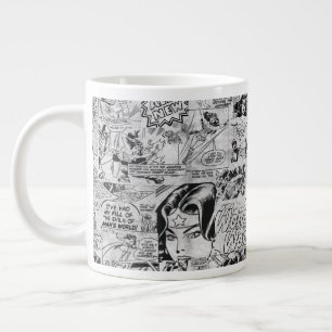 Wonder Woman Vintage Comic Muster Jumbo-Tasse
