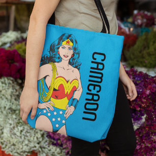 Wonder Woman Vintage Pose mit Lasso