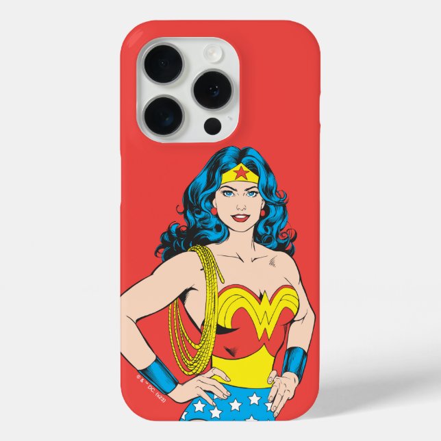 Wonder Woman | Vintage Pose mit Lasso Case-Mate iPhone Hülle (Rückseite)
